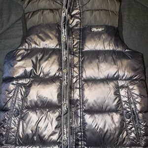 River Island Puffer Vest with Logo